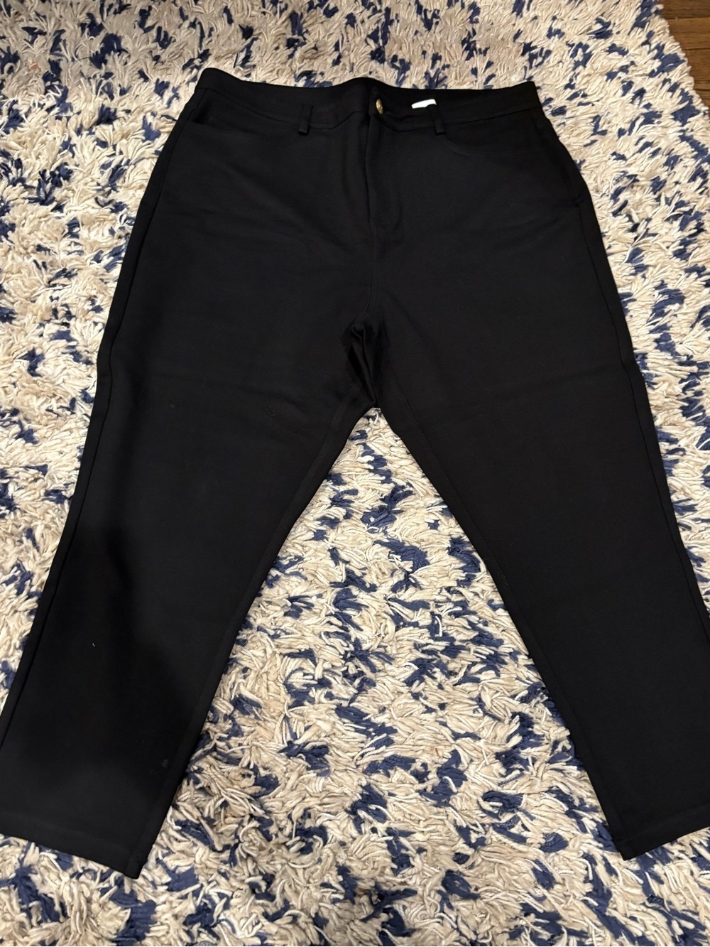 Michael Kors Black Women's Cropped Ponte Pants women’s size XL